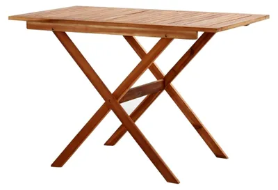 Produktbild von Gartentisch 110x67x74 cm aus massivem Akazienholz