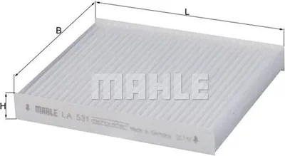 Produktbild von MAHLE Innenraumfilter LA 531 Pollenfilter für VW Golf VI Variant (AJ5)