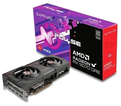 Produktbild von Sapphire VGA 12GB RX9070GRE PULSE GAMING OC 2xHDMI/2xDP PULSE AMD RADEON RX 9070 GRE GAMING OC 12GB DUAL H
