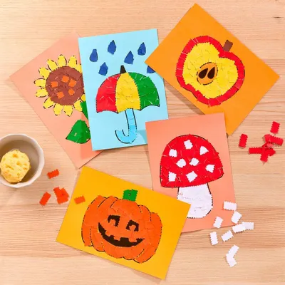 Obrázok produktu pre Bastelset - Erstes Kleben Herbstbilder