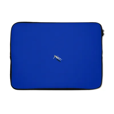 Produktbild von MuchoWow® Laptop Hülle 14 ZollVintage - Blau - Frau Laptoptasche - Laptoptasche - Stoßsicher - Schutzhaube