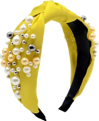 Produktbild von Elegantes LO-30215 Stirnband in Gelb - Auf Lager KP30215