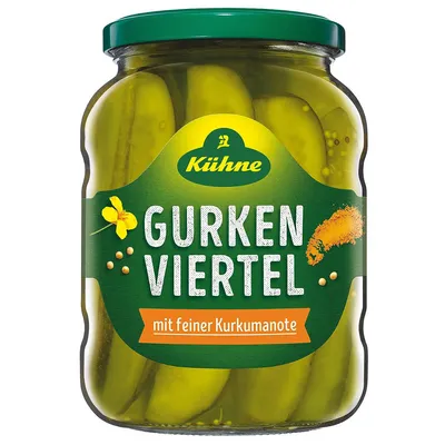 Obrázek produktu pro Kühne čtvrtky okurek ATG 360g