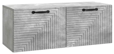 Immagine prodotto di vidaXL Mobile TV da parete grigio cemento 78,5 x 31 x 30 cm