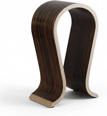 Produktbild von U-förmige Kopfhörerständer aus Holz . . Stilvoller Gaming Headset Halter für Over-Ear Kopfhörer, Platzsparend und Ergonomic für Ihren Schreibtisch