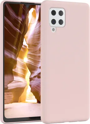Produktbild von EAZY CASE Silikonhülle für Samsung Galaxy A42 5G Silikon Backcover Schutz in Rosa