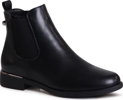 Produktbild von topschuhe24 2867 Damen Stiefeletten Glitzer Chelsea Boots , Farbe:Schwarz, Größe:36 EU