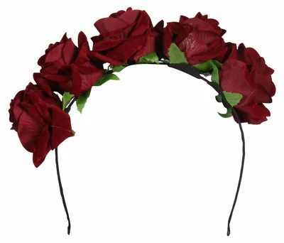 Immagine prodotto di Cerchietto per capelli con rose rosse