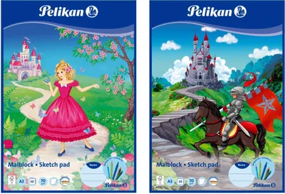 Produktbild von Pelikan 137661, Kunstpapier, 70 g/m², 30 Blätter