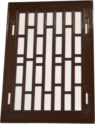 Produktbild von Kunststoffgitter Mit Metallrahmen 14*21Cm Braun - Kra 14*21 Br