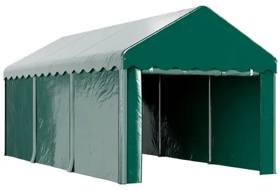 Zdjęcie produktu dla Carport - Zadaszenie dla samochodu - Namiot garażowy - Osłona dla samochodu - Namiot magazynowy - 3x6 metrów