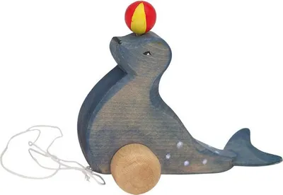 Produktbild von Ostheimer-Seehund mit Ball zum Ziehen