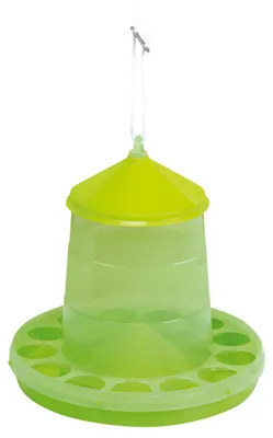 Zdjęcie produktu dla Plastikowy karmnik dla drobiu 2 kg (zielona cytryna)