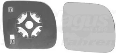 Produktbild von VAN WEZEL Spiegelglas Außenspiegel Rechts für RENAULT KANGOO (KC0/1) Konvex Beheizbar 4310838