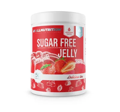 Produktbild von ALLNUTRITION Sugar Free Jelly 350g Erdbeere Zuckerfreie Gelee Low-Calorie Jelly