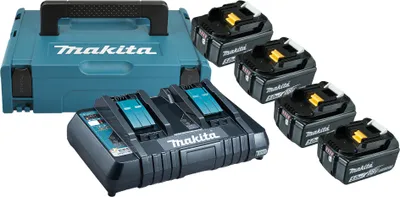 Produktbild von Makita Energy Kit 197626-8 4x BL1850B + DC18RD