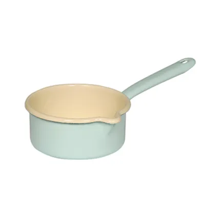 Obrázok produktu pre RIESS Stieltopf mit Ausguss 0,75 l Ø14cm türkis/bunt