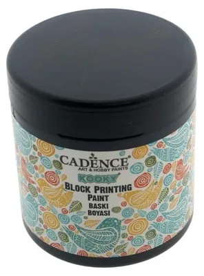 Image de Cadence, peinture pour linoléum Kooky, 250 ml, noire, adaptée aux enfants