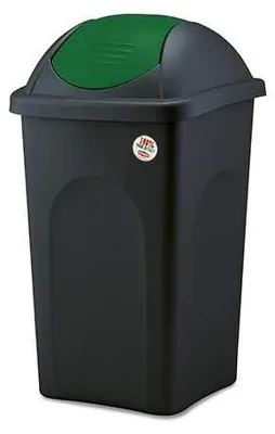 Image de Poubelle avec couvercle basculant et une capacité de 60 litres