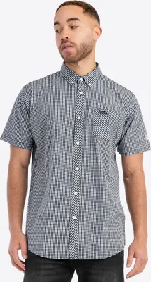 Obrázok produktu pre Pánske tričko s krátkym rukávom slim fit BRIXWORTH Black/White S Lonsdale
