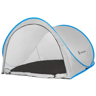 Produktbild von SPRINGOS Pop-Up Strandmuschel Automatisches Strandzelt UV-Schutz Windschutz am Strand mit Boden Baby Zelt Outdoor Wurfzelt