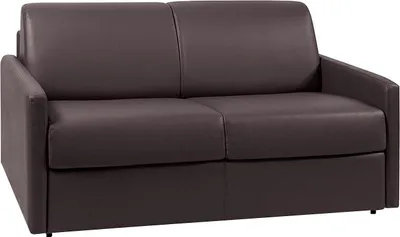 Produktbild von Vente-unique CALIFE, Sofabett, Wohnzimmer, Braun, 2 Sitz(e), Braun, Kunstleder
