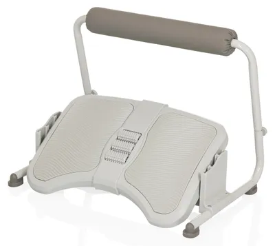 Produktbild von hjh OFFICE Fußablage für Büro, Schreibtisch Fußstütze PODI FMW Fußstütze ergonomisch, verstellbar, rutschfest