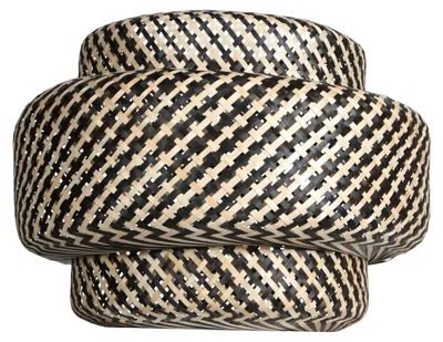 Immagine prodotto di Anne Lighting - paralume - Lampenkappen - naturale / nero - bambù - Ø 53cm - E27 - K2018BS