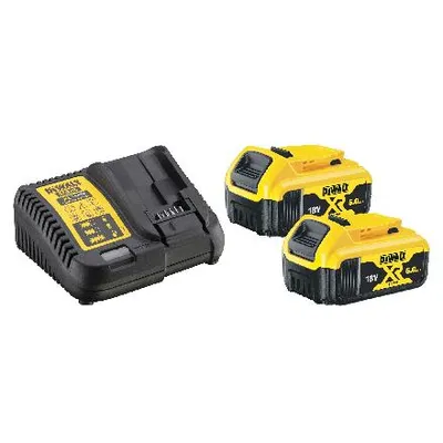 Obrázok produktu pre DeWALT DCB115P2-QW, Súprava batérie a nabíjačky, Lithium-ion (Li-ion), 5 Ah, 18 V, DeWalt, Čierna, Žltá