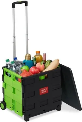 Zdjęcie produktu dla Składany wózek sklepowy