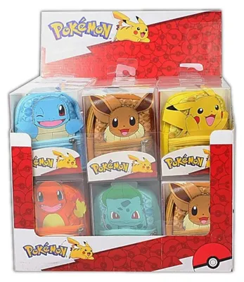 Immagine prodotto di Zaino Pokémon, dimensioni 12 cm, confezione da 24 pezzi