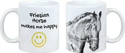 Zdjęcie produktu dla Art-Dog Kubek ceramiczny – Koń fryzyjski
