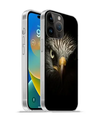 Produktbild von MuchoWow® Handyhülle Schutzhülle Hülle für Apple iPhone 14 Pro Max Vogel - Adler - Raubvögel - Auge - Schnabel - Licht Silikon Softcase Handy Hülle - Hardcover