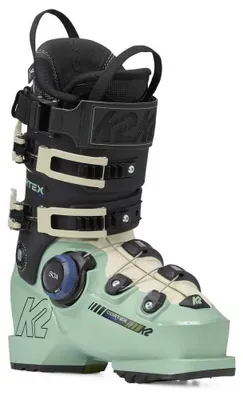 Image de Chaussures de ski alpin K2 Cortex 105 Boa pour femme, vert, taille 23,5