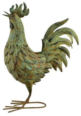 Imagen del producto de Dekofigur, figura decorativa de metal, diseño "Mondex", modelo "Cedric", color dorado, dimensiones 15x42x53 cm, 1 unidad