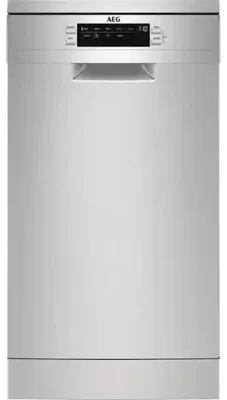 Obrázok produktu pre AEG Series 6000 FFB62427ZM, Voľne stojaci, Slimline (45 cm), Nerezová oceľ, 1,5 m, Horný, Košík