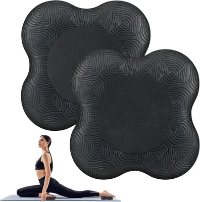 Produktbild von Yoga Knieschoner Set von 2, rutschfest, strapazierfähig, für Knie und Handgelenke, ideal für Yoga