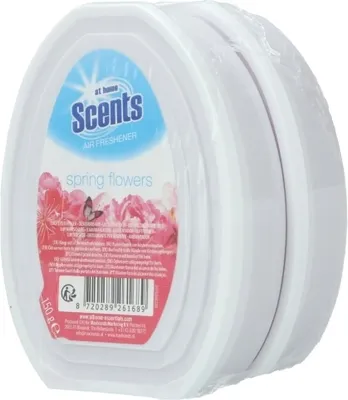 Zdjęcie produktu dla At Home clean, Spring Flowers, Odświeżacz powietrza w żelu, 150g (PRODUKT Z NIEMIEC)