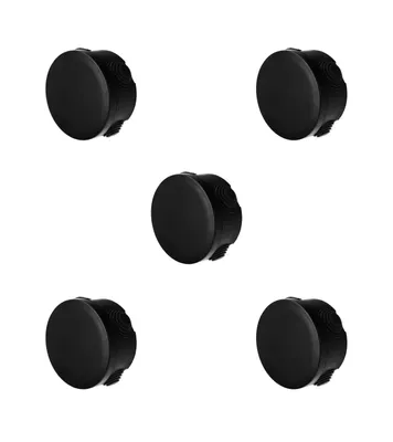 Immagine prodotto di 5x Scatola ermetica con passacavi, chiusura a scatto, 89x47 mm, IP55, nera, EDO777827, EDO Technic
