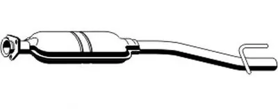 Produktbild von VEGAZ MS-178ERNS Mittelschalldämpfer Schalldämpfer passend für MERCEDES-BENZ C-Klasse Limousine (W202) C-Klasse T-modell (S202)