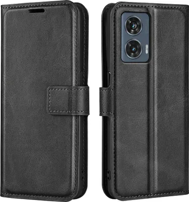Produktbild von Motorola Edge 50 Fusion Hülle - Coverup Deluxe Klapphülle - Schwarz