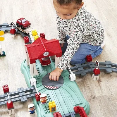 Image de Circuit de Train Ecoiffier, 140 Pièces, Dès 18 Mois, Thème Train