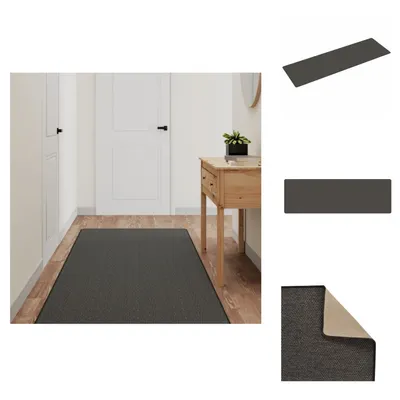 Immagine prodotto di vidaXL Tappeto a correre sisal look antracite 80x250 cm - Tappeti