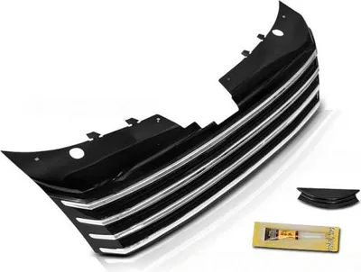 Produktbild von Sportgrill / Kühlergrill passend für VW Passat B7 10-14 schwarz/chrom
