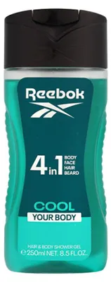 Obrázok produktu pre Reebok Żel pod prysznic dla mężczyzn 4w1 Cool Your Body, 250 ml