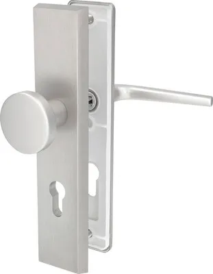 Produktbild von Schutzbeschlag PZ Tira II 72 mm Drücker/Knopf Alu F9 eloxiert