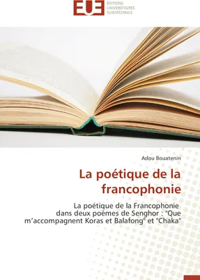 Produktbild von La poétique de la francophonie