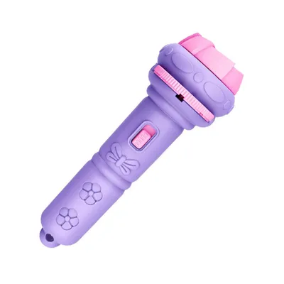 Produktbild von Entdecker Taschenlampen, Diaprojektor für Kinder mit 32 Tiermustern, Projektionslicht, Spielzeug, lila, rosa - BEAMIE