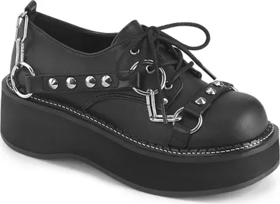 Produktbild von EMILY-32 Damen Halbschuh von DemoniaCult, Schwarz EU 37, US 7