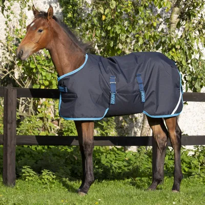 Immagine prodotto di Horseware Ireland Coperta per puledri 50g Amigo Ripstop Navy/Blu elettrico e Navy 54 (4'6)